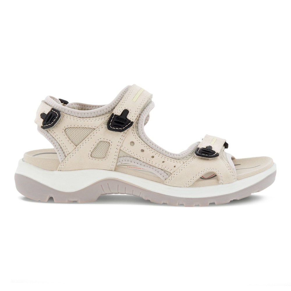 ECCO Womens Sandals Beige - Yucatan - CIA-019574